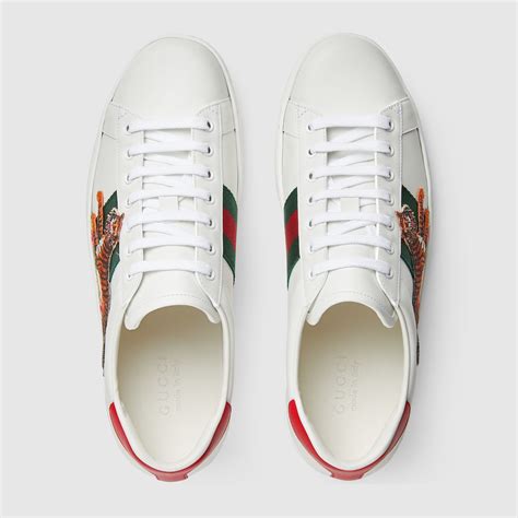 gucci ace sneaker tiger|gucci tiger button up.